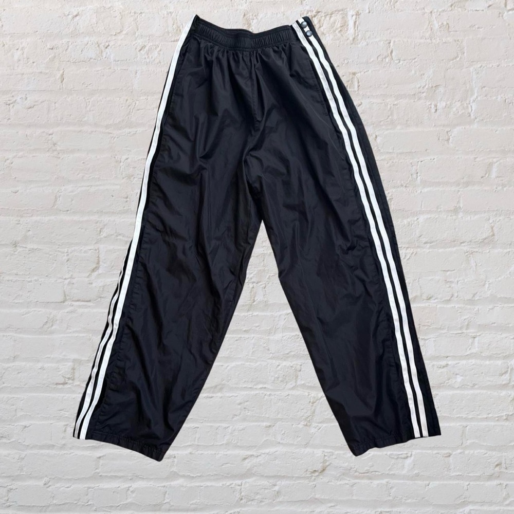 Athletic Works Black Joggers with White Stripes